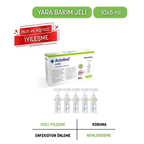Actolind ® w GEL Monodose 10 x 5 ml | Yara İyileştirme Jeli