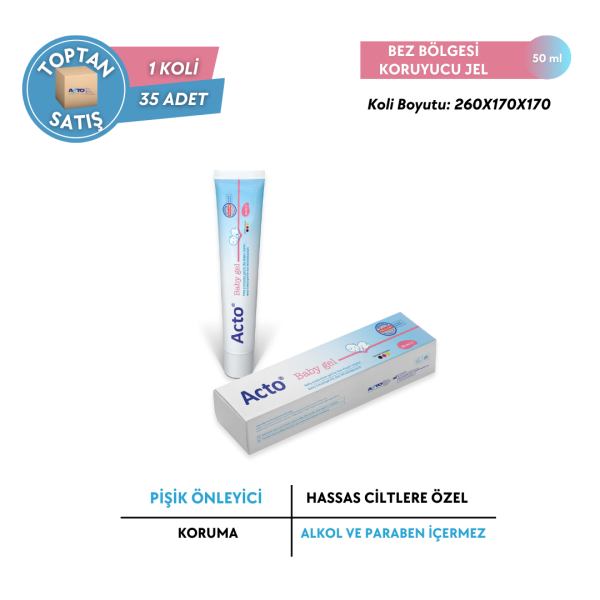 ACTO® BABY GEL 50 ml [Bebek Bezi Bölgesi Bakım Jeli] - Toptan Satış