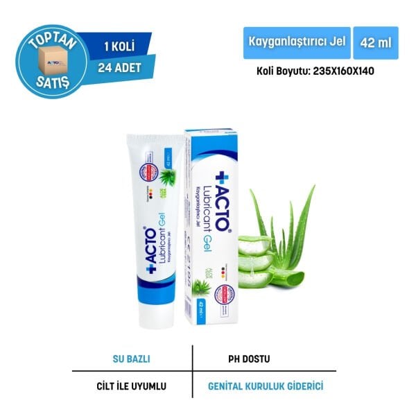 ACTO® LUBRICANT GEL 42 ml Kayganlaştırıcı Jel - Toptan Satış