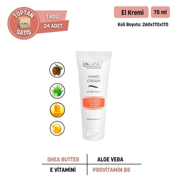 ACLIND® HAND CREAM 75 ml - Toptan Satış