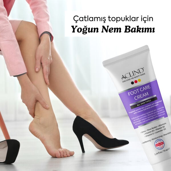 Aclind® Foot Care Cream 75 ML (Ayak Bakım Kremi) - Toptan Satış