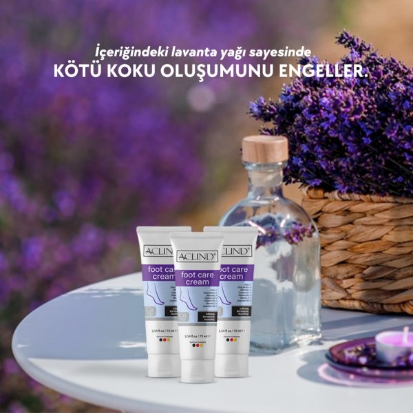 Aclind® Foot Care Cream 75 ML (Ayak Bakım Kremi) - Toptan Satış