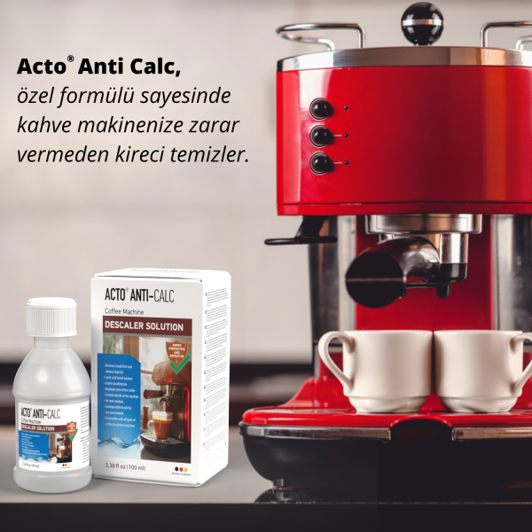 ACTO® ANTI-CALC 100 ml | Kahve Makinası Kireç Çözücü