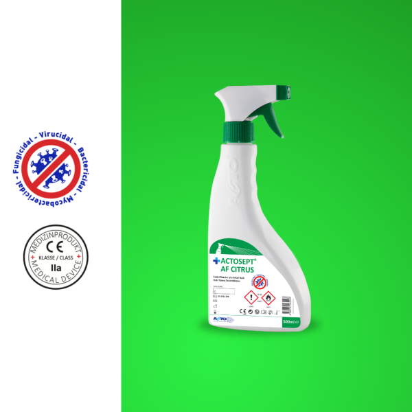 ACTOSEPT® AF Citrus Tıbbi Cihazlar için Hızlı Yüzey Dezenfektanı - Toptan Satış 500 ml