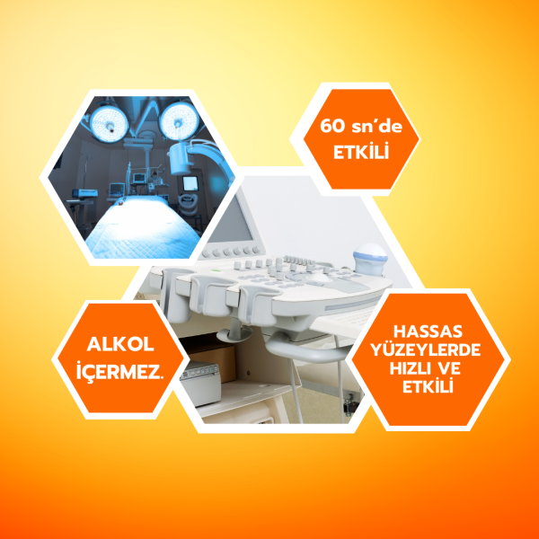 ACTOANID® WIPES 100 pcs Hassas Yüzeyler için Dezenfeksiyon Mendili - Toptan Satış