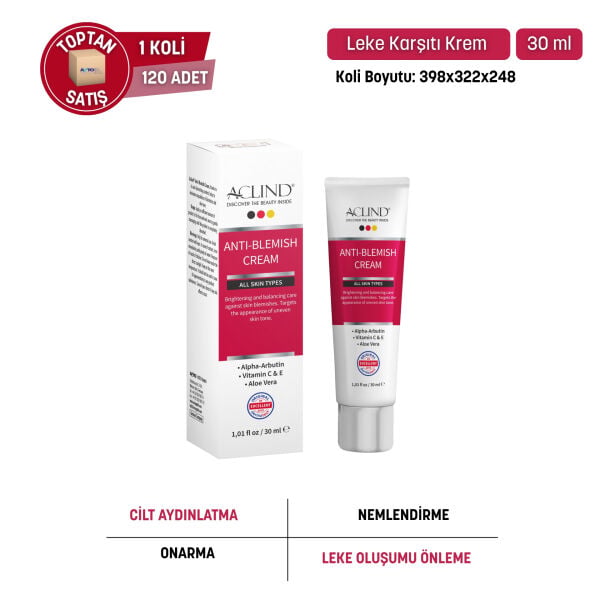 ACLIND® ANTI-BLEMISH CREAM / Leke Karşıtı Krem 30 ml - Toptan Satış
