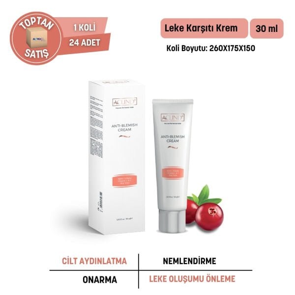 ACLIND® ANTI-BLEMISH CREAM / Leke Karşıtı Krem 30 ml - Toptan Satış