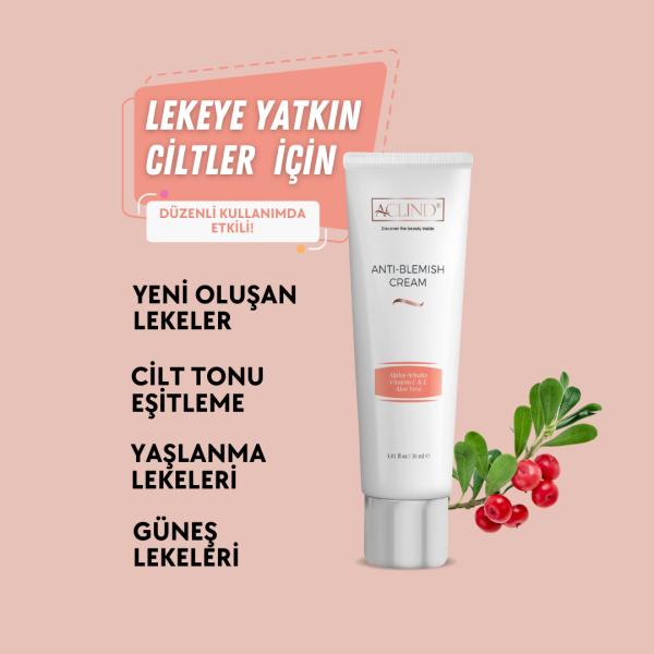 ACLIND® ANTI-BLEMISH CREAM / Leke Karşıtı Krem 30 ml - Toptan Satış