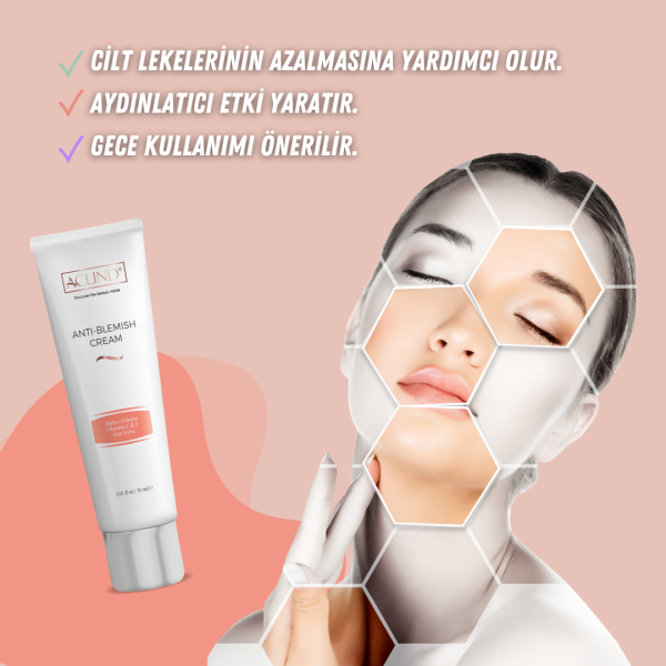 ACLIND® ANTI-BLEMISH CREAM / Leke Karşıtı Krem 30 ml - Toptan Satış