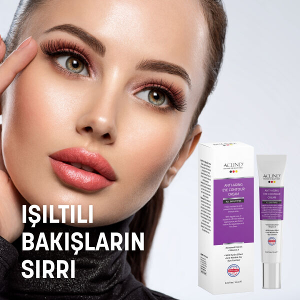 ACLIND® ANTI-AGING EYE CONTOUR CREAM 15 ml Yaşlanma Karşıtı Göz Kremi - Toptan Satış