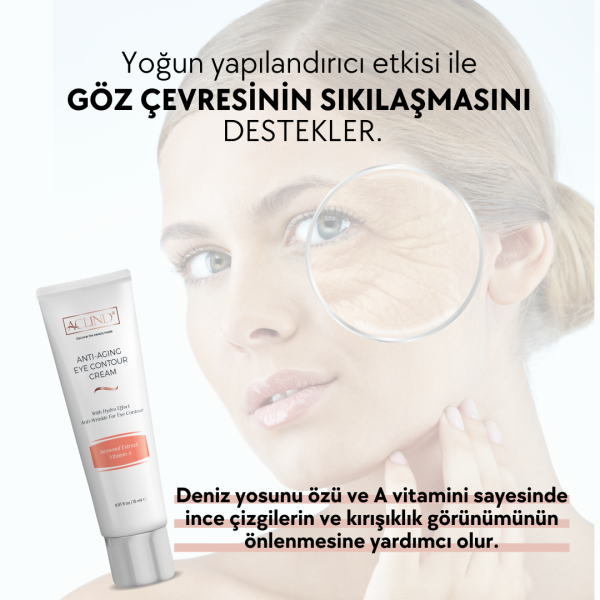 ACLIND® ANTI-AGING EYE CONTOUR CREAM 15 ml Yaşlanma Karşıtı Göz Kremi - Toptan Satış