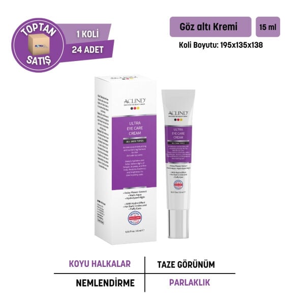 ACLIND® Ultra Eye Care Cream / Göz Altı Kremi 15 ml - Toptan Satış
