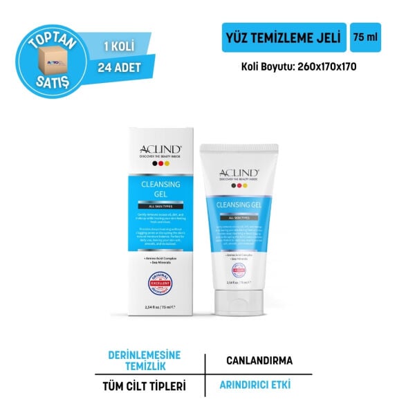ACLIND® CLEANSING GEL 75 ml | Yüz Temizleme Jeli - Toptan Satış
