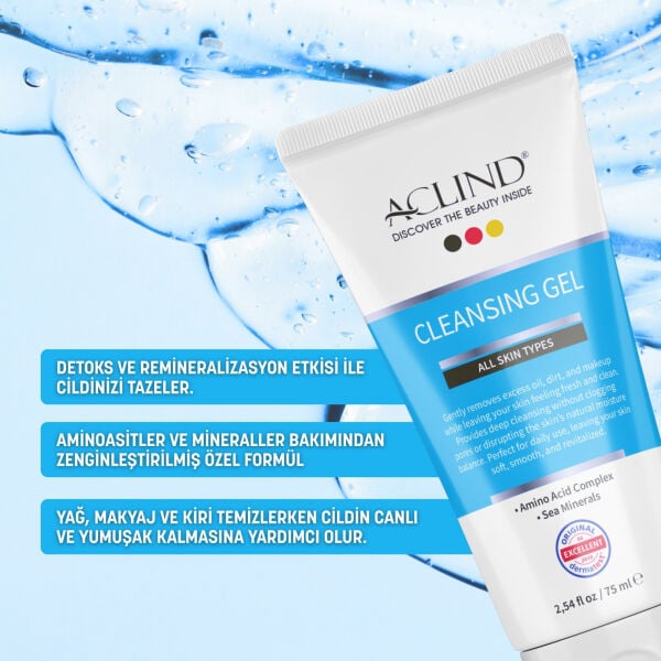 ACLIND® CLEANSING GEL 75 ml | Yüz Temizleme Jeli - Toptan Satış