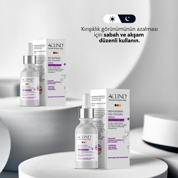 ACLIND® BIO-PLACENTA HYA-COLLAGEN | Yaşlanma Karşıtı Kolajen Serum 30 ml - Toptan Satış