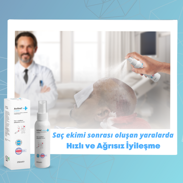 Aclind w Solution 250 ml | Yara Temizleme - Bakım ve Onarım Solüsyonu