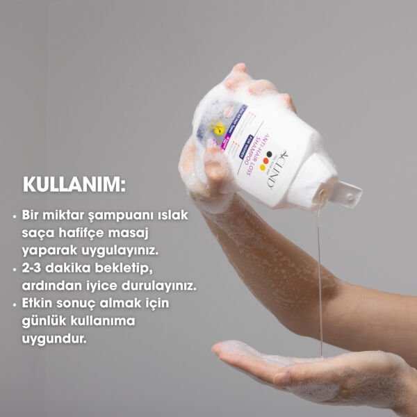 Aclind Hair Loss Shampoo For Women /  Kadınlar İçin Dökülme Karşıtı Saç Bakım Şampuanı 300 ml