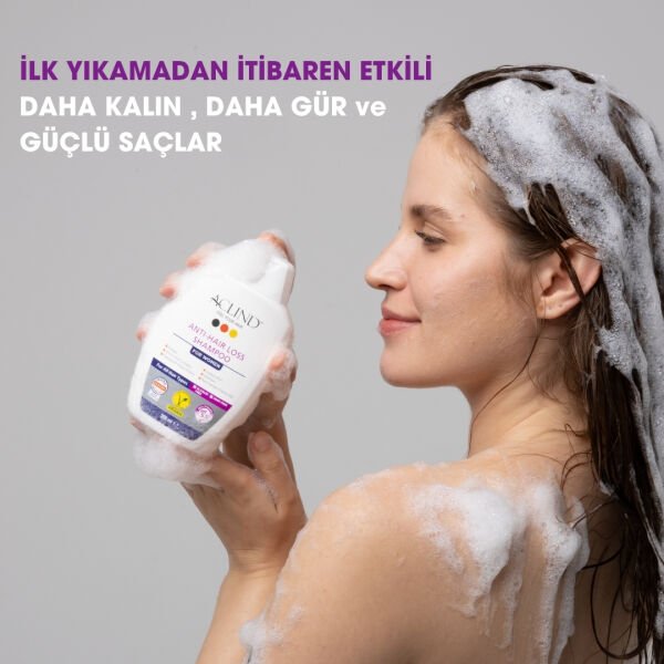 Aclind Hair Loss Shampoo For Women /  Kadınlar İçin Dökülme Karşıtı Saç Bakım Şampuanı 300 ml