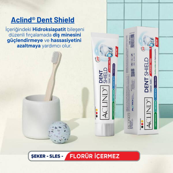 Aclind Aile Ağız Bakım Paketi - Orta (DENT SHIELD 100 ml + Dent Kids 15 ml + MOUTHWASH 500 ml )