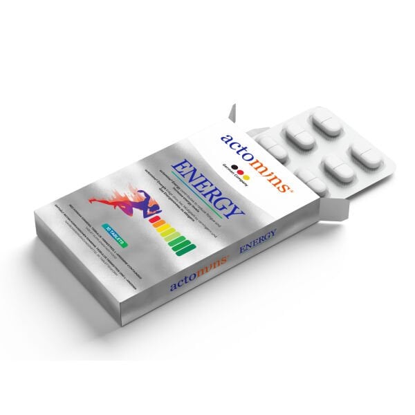 Actomins Energy Tribulus, Ginseng, L-arjinin İçeren Gıda Takviyesi