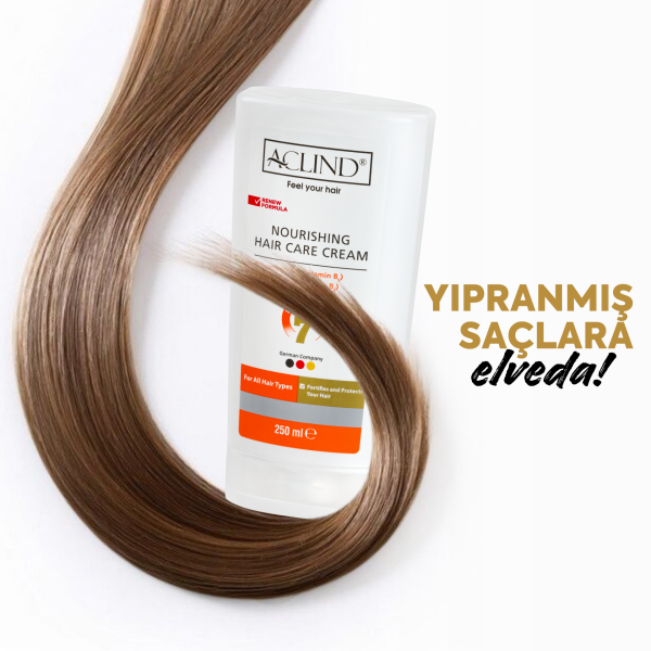 Aclind Nourishing Hair Care Cream / Besleyici ve Onarıcı Saç Bakım Kremi