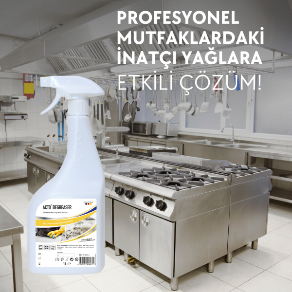 ACTO® DEGREASER 1 L Kullanıma Hazır Yağ ve Kir Sökücü