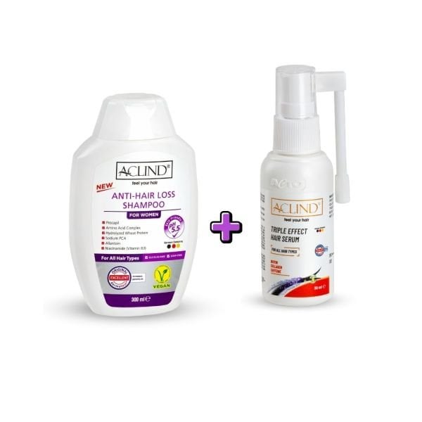 Kadın Saç Dökülme Karşıtı Şampuan & Serum Seti