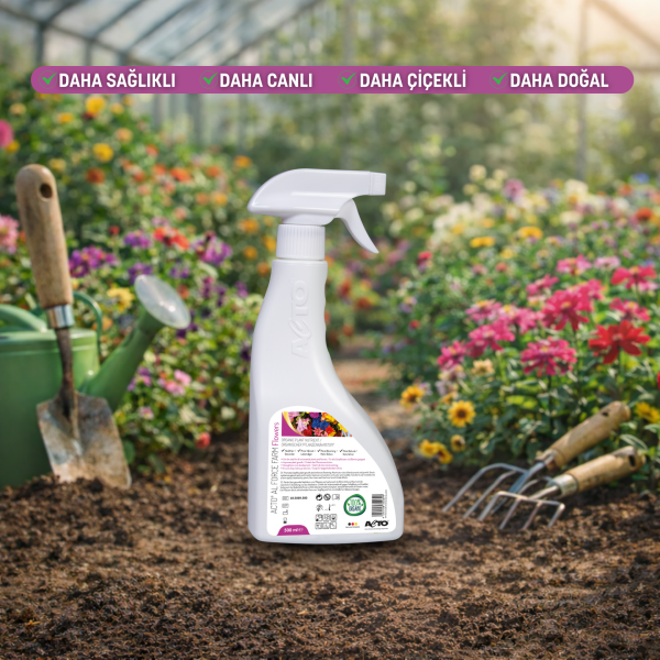 ACTO® AL FORCE Flowers 500 ml Organik Sıvı Gübre | Saksı & Bahçe Çiçekleri İçin Bitki Besini