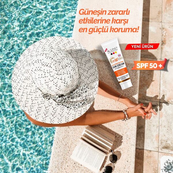 Aclind Leke Karşıtı SPF 50+ Güneş Kremi - Cilt Tonu Eşitleyici ve Nemlendirici Etkili 50 ml