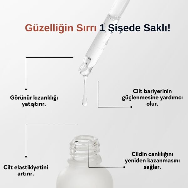 Aclind Cica No:1 Bariyer Güçlendirici ve Onarıcı Yüz Serumu - Centella Asiatica Kızarıklık Karşıtı 30 ml