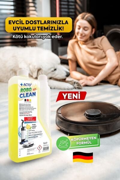 Acto® Robo Clean – Robot & Islak Dikey Süpürgeler İçin Konsantre Yüzey Temizleyici
