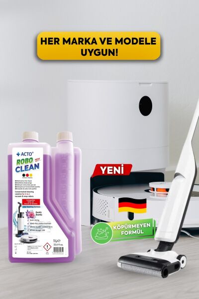 Acto® Robo Clean – Robot & Islak Dikey Süpürgeler İçin Egzotik Kokulu Konsantre Yüzey Temizleyici