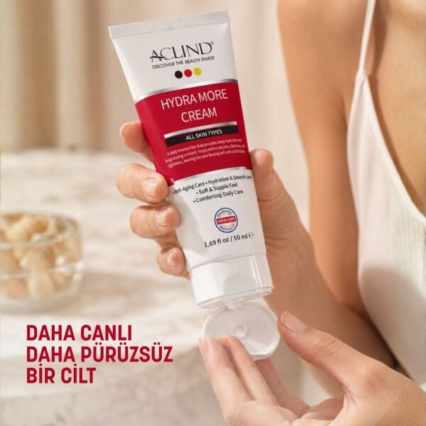 Aclind Hydro More Cream – Yoğun Nem ve Pürüzsüz Cilt Bakım Kremi