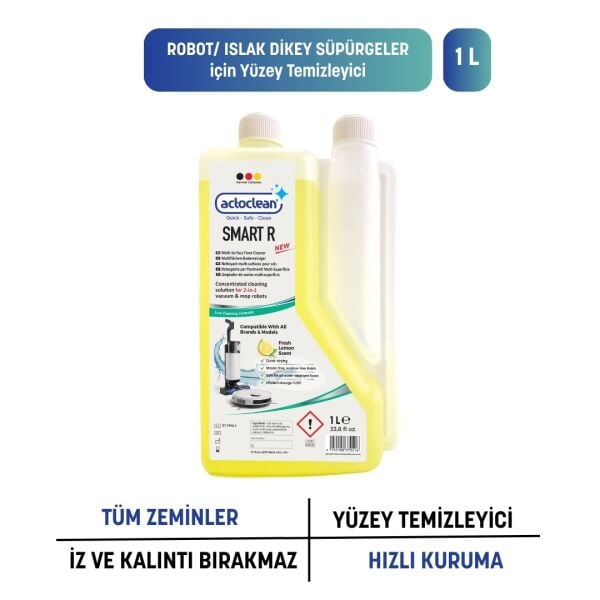 Actoclean® Smart R – Robot & Islak Dikey Süpürgeler İçin Konsantre Yüzey Temizleyici