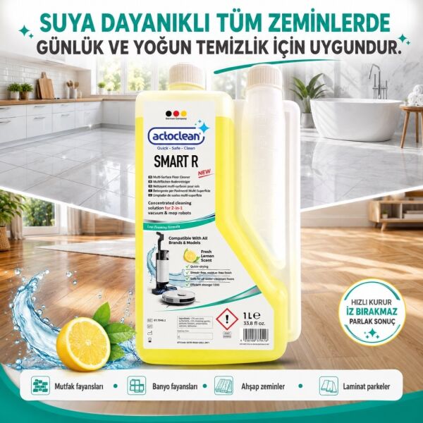 Actoclean® Smart R – Robot & Islak Dikey Süpürgeler İçin Konsantre Yüzey Temizleyici