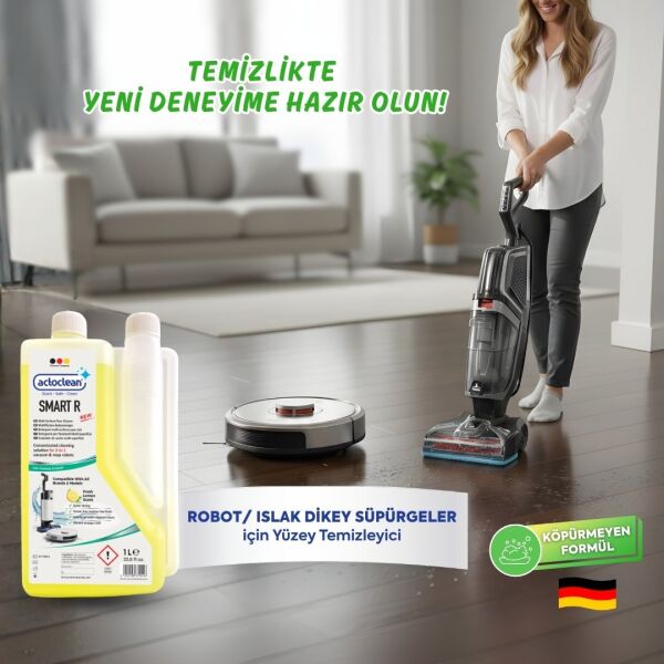 Actoclean® Smart R – Robot & Islak Dikey Süpürgeler İçin Konsantre Yüzey Temizleyici
