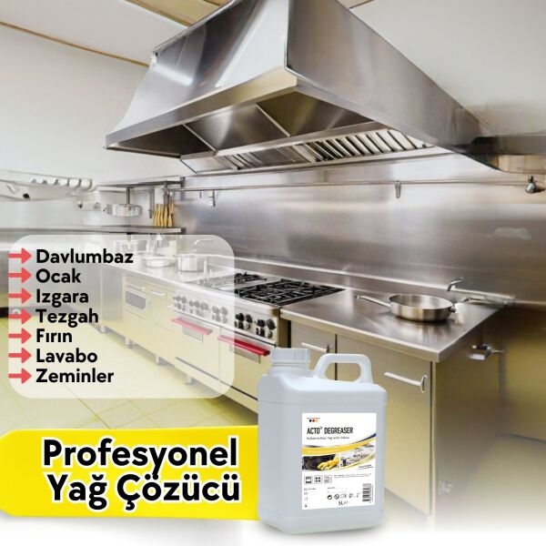 Degreaser 5 L | Kullanıma Hazır Yağ Ve Kir Çözücü | Etkili Formül