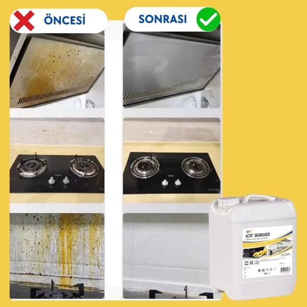 Degreaser 10 L | Kullanıma Hazır Yağ Ve Kir Çözücü | Etkili Formül