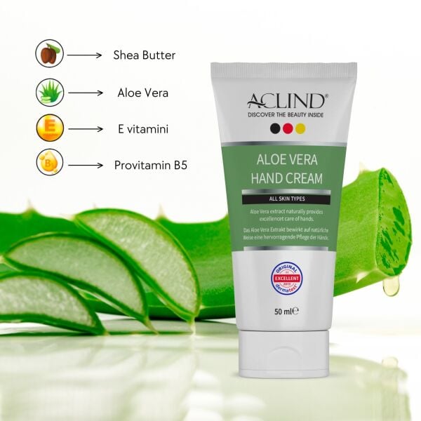 ACLIND® ALOE VERA 50 ml Onarıcı El Kremi