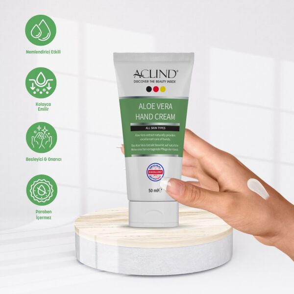 ACLIND® ALOE VERA 50 ml Onarıcı El Kremi