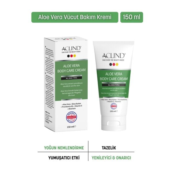 Aclind® ALOE VERA Body Care Cream 150 ml