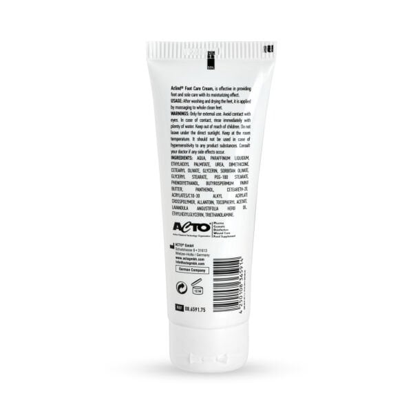 Aclind® Foot Care Cream 75 ML (Ayak Bakım Kremi)
